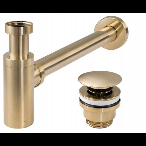 Sifón de lavabo Klik-Klak Universal Brushed Gold MAT